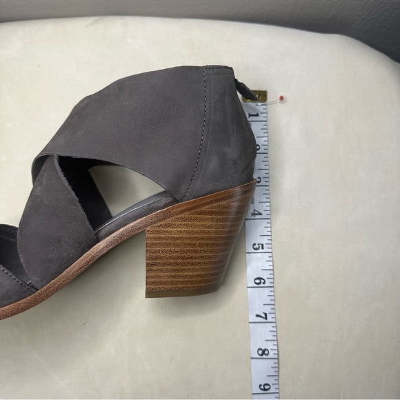 Eileen Fisher Nubuck Leather Sandal Sz 9 - Picture 6 of 6